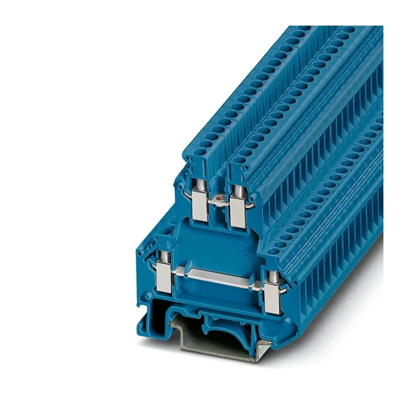 Phoenix Contact Feed Through Terminal Block Blue 0.2mm² to 4 mm² Cable CSA 2-Level Screw Termination 24A Current 2770095