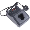 Bosch Battery Charger for use with Bosch Professional 12 V Batteries, Type G - British 3-Pin 1600A019R4
