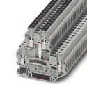 Phoenix Contact Double Level Terminal Block UTTB 2.5-PV Series Grey 500V 24A Screw Termination 3044652
