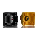 Lovato Electric Key Release Emergency Stop Push Button Surface Mount 40 mm Cutout 1 NC IP66 IP67 IP69K S1PY