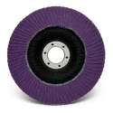 3M 769F Zirconia Aluminium Flap Disc, 115 mm Diameter, Fine Grade, P80 Grit, Quick Change Attachment 7100196820