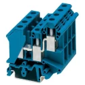 Phoenix Contact Blue Feed Through Terminal Block, UK 10-TWIN BU Series, 2-Level Fused, Screw Termination, 0.5 mm² to 3005235