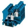 Phoenix Contact Blue Feed Through Terminal Block, UK 10-TWIN BU Series, 2-Level Fused, Screw Termination, 0.5 mm² to 3005235