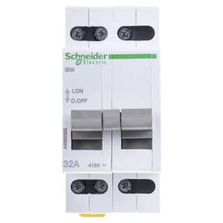 Schneider Electric 3-Pole Surface Isolator Switch ISW Series, 32A, IP40, Grey Handle A9S60332