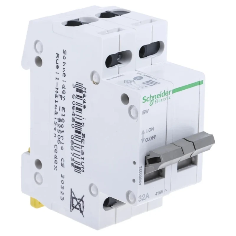 Schneider Electric 3-Pole Surface Isolator Switch ISW Series, 32A, IP40, Grey Handle A9S60332