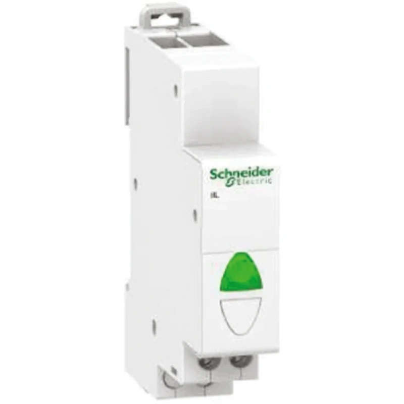 Schneider Electric Flush Green, Red LED Indicator Light iIL 48V ac/dc Flush Mount Round A9E18335