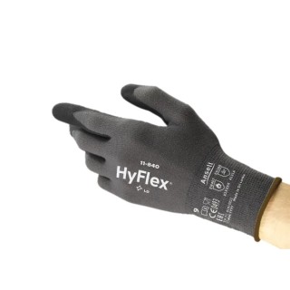Ansell Grey Nylon, Spandex Work Gloves with Nitrile Coating Size 10 24 Gloves 11840100