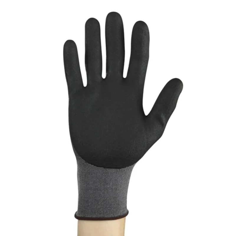 Ansell Grey Nylon, Spandex Work Gloves with Nitrile Coating Size 10 24 Gloves 11840100