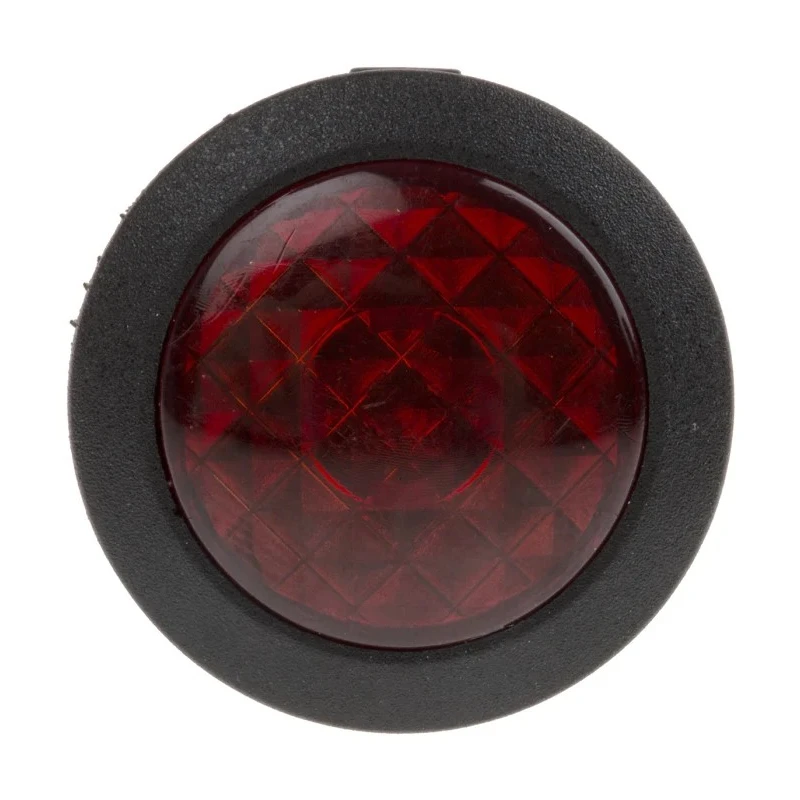 RS PRO Red Panel Mount Indicator 12V dc Flush Bezel Black Nylon Body 793-2553