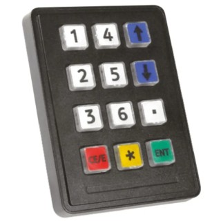 Storm IP65 12 Key Polymer Keypad with Matrix Output, 3x4 Layout, Plastic Actuator, IP65 Protection IP65