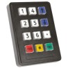 Storm IP65 12 Key Polymer Keypad with Matrix Output, 3x4 Layout, Plastic Actuator, IP65 Protection IP65