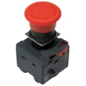 Omron Emergency Stop Push Button 22 mm Panel Mount, 2 NC/1 NO Contacts, Turn Reset Actuation, IP69K, IP65 A22NE-M-PD12-N
