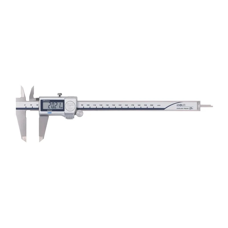 Mitutoyo Digital Caliper 200 mm Measurement Capacity 0.01 mm Resolution Model 500-713-20