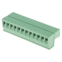RS PRO Pluggable Terminal Block 12-Contact 5.08 mm Pitch 1 Row Green Polyamide Housing Male Connector 300V 12A 790-0809