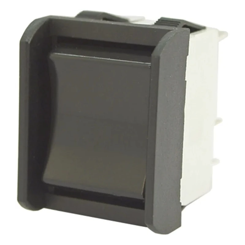 APEM DPDT On-Off-On Rocker Switch Panel Mount Melamine Housing 16A 22x30 mm 2649LP/2A232000L0