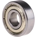 RS PRO Single Row Deep Groove Ball Bearing 7 mm Inside Diameter, 19 mm Outside Diameter, 6 mm Race Width, Steel 607-2Z/C3