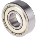 RS PRO Single Row Deep Groove Ball Bearing 10 mm ID, 26 mm OD, 8 mm Width, Shielded, C3 Clearance 6000-2Z/C3