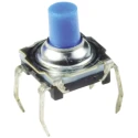 C & K IP60 Black Tactile Switch 6.2 mm Actuator Length SPST 50mA 32 V dc Through Hole KSL0M411LFT