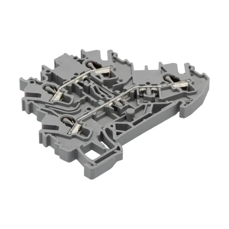 WAGO TOPJOB S 2002 Series Feed Through Terminal Block Grey 2-Level Cage Clamp 500V 24A IECEx/ATEX 2002-2208