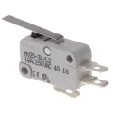 RS PRO Long Straight Lever Micro Switch Quick Connect Terminal 16A 250 V AC SPDT IP40 804-6215