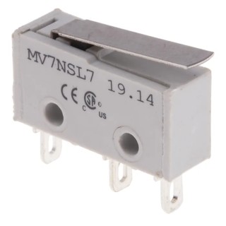 RS PRO Lever Subminiature Micro Switch, Solder Terminal, 2A Current, 250 V AC Voltage, SPST Contact, IP40 804-6262