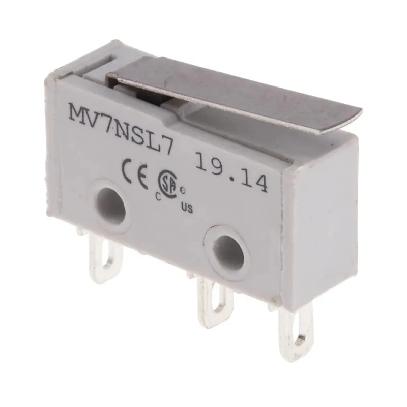 RS PRO Lever Subminiature Micro Switch, Solder Terminal, 2A Current, 250 V AC Voltage, SPST Contact, IP40 804-6262