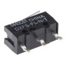 Omron Ultra Subminiature Hinge Lever Micro Switch, PCB Terminal, 100mA, 600 V AC, 6 V DC, SPST, IP40 D2FS-FL-N-T