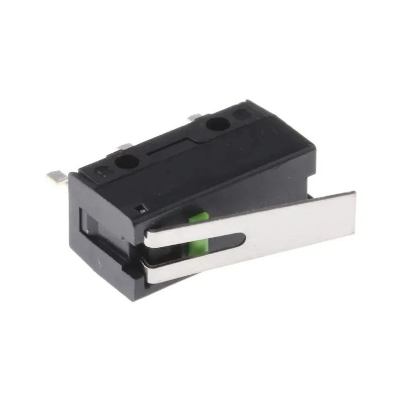Omron Ultra Subminiature Hinge Lever Micro Switch, PCB Terminal, 100mA, 600 V AC, 6 V DC, SPST, IP40 D2FS-FL-N-T