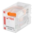 Relpol Power Relay 230V AC Coil, 6A Switching Current, 4PDT, Plug-In Terminal, Silver Alloy Contacts R4N-2014-23-5230-WTL