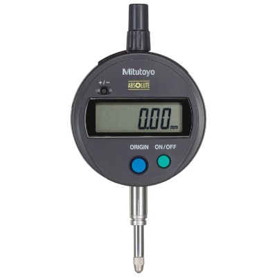 Mitutoyo Metric Dial Indicator 12.7 mm Max. Measurement, 0.01 mm Resolution, 0.02 mm Accuracy 543-781B-10