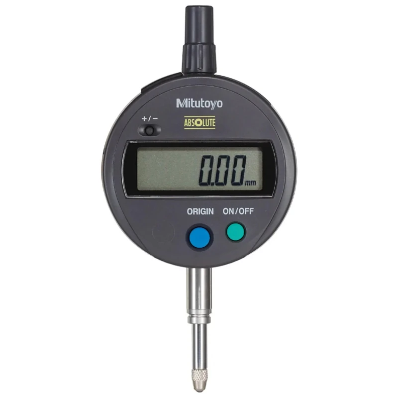Mitutoyo Metric Dial Indicator 12.7 mm Max. Measurement, 0.01 mm Resolution, 0.02 mm Accuracy 543-781B-10