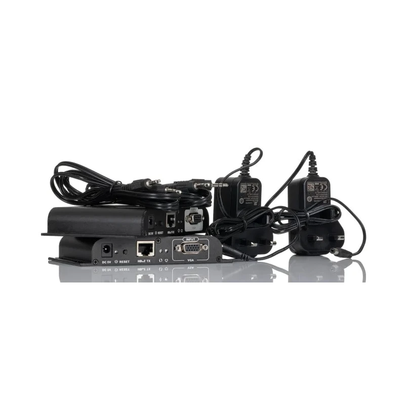 NewLink 1 Port VGA over HDBaseT HDMI Extender 120 m, 1080 pixel Maximum Resolution HD-EXVGA-120