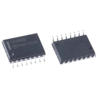 onsemi PLL Circuit 2 Outputs 16-Pin SOIC CMOS Logic 3 to 18V MC14046BDWG