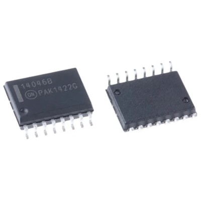 onsemi PLL Circuit 2 Outputs 16-Pin SOIC CMOS Logic 3 to 18V MC14046BDWG