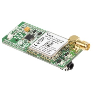 MikroElektronika GSM Click GSM/GPRS MikroBus Click Board with Telit GL865-QUAD Module 1900MHz UART GL865-QUAD