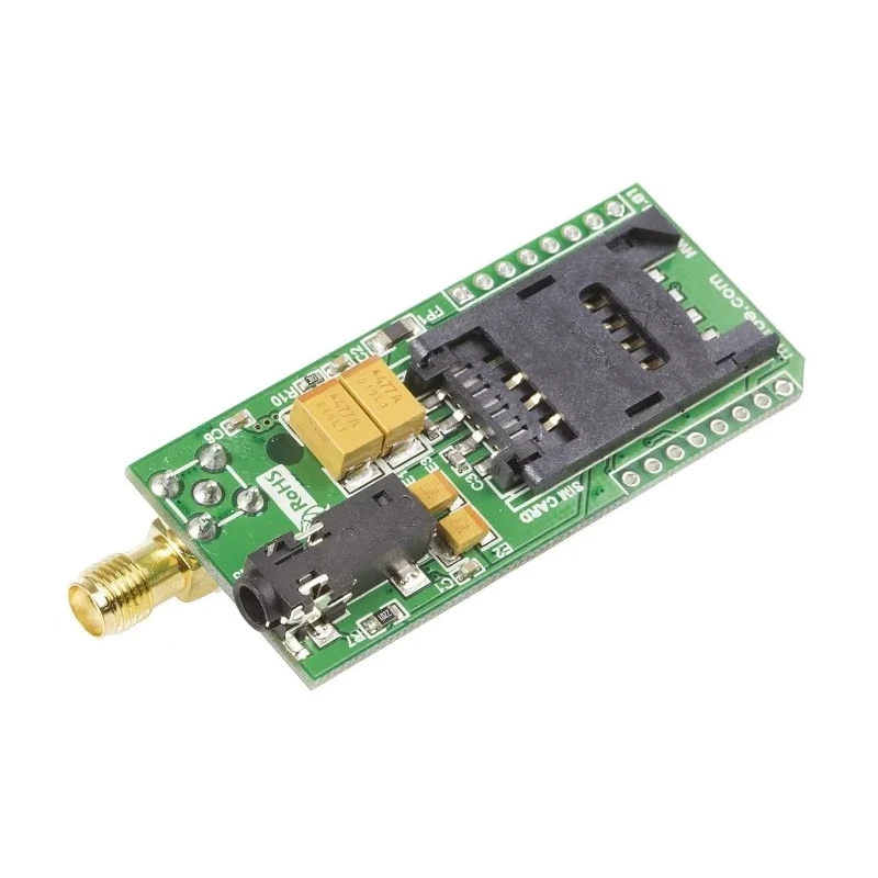 MikroElektronika GSM Click GSM/GPRS MikroBus Click Board with Telit GL865-QUAD Module 1900MHz UART GL865-QUAD