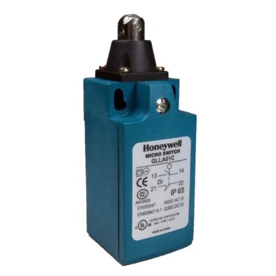 Honeywell Technologies GLL Series Roller Plunger Limit Switch, 1 NC/1 NO, IP66, Thermoplastic Housing, 300V AC IP66