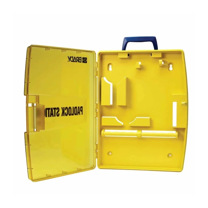 Brady Lockout Station Yellow Steel Wall-Mountable Safety Equipment 336.55mm x 431.8mm 811218