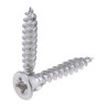 RS PRO Pozidriv Countersunk Stainless Steel Wood Screw 4 mm Thread 25 mm Length 797-6229