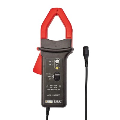 Chauvin Arnoux PAC 27 Hall Effect Current Clamp, 1400 A DC Max, 1 kA AC Max, AC/DC Adapter P01120127