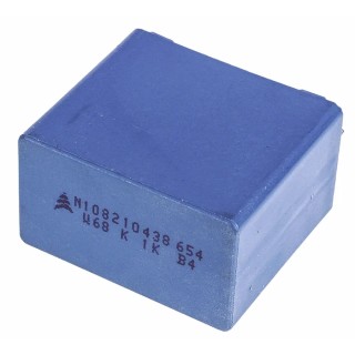 TDK Film Capacitor 680 nF 250V AC 1 kV DC Through Hole 2 Pin B32654A0684K000