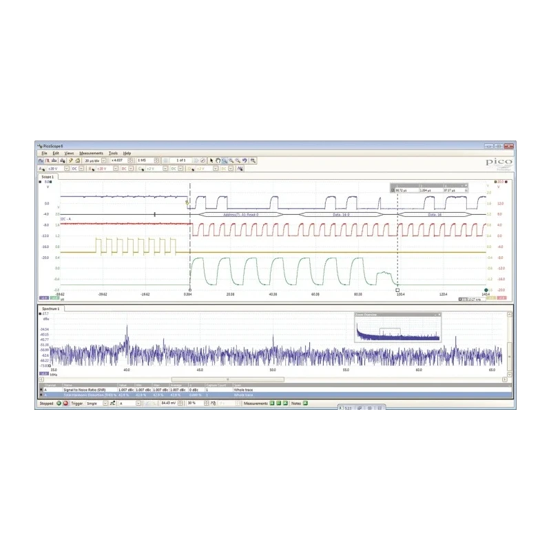 Pico Technology PC Based Oscilloscope 200 MHz Bandwidth 16-Channel USB Interface PicoScope 3206D MSO