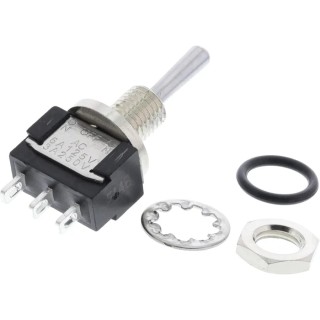 KNITTER-SWITCH Toggle Switch Panel Mount On-Off-On SPDT Solder Terminal 250 V ac MTE 106 G