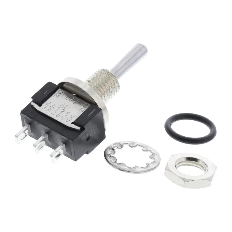 KNITTER-SWITCH Toggle Switch Panel Mount On-Off-On SPDT Solder Terminal 250 V ac MTE 106 G