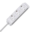 Kopp 1 m 3 Socket Extension Socket 16A 250V with Surge Protection Model 127002013