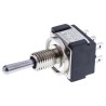 KNITTER-SWITCH Panel Mount Toggle Switch DPDT On-On-On 250 V AC Chrome Plated Actuator MTE 206 PA