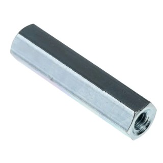 RS PRO Steel Zinc Plated Hexagonal Female/Female Threaded Standoff M4, 30 mm Length 806-6626