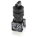 RS PRO Illuminated Rotary Selector Switch IP65 3 Positions 1 NO/1 NC Solder Terminal 820-0472