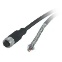 Baumer Female 8 Way M12 to 8 Way Unterminated Sensor Actuator Cable, 2 m ESG 34FH0200G