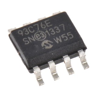 Microchip 16 kB Serial EEPROM 400 ns 8-Pin SOIC Serial-3 Wire 93C76-E/SN